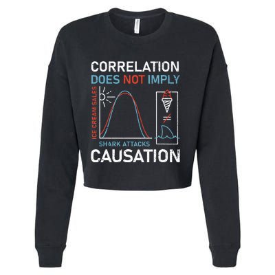 Correlation Does Not Imply Causation Cropped Pullover Crew