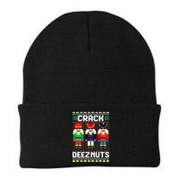 Crack Deez Nuts Nutcracker Nut Xmas Pajama Matching Knit Cap Winter Beanie