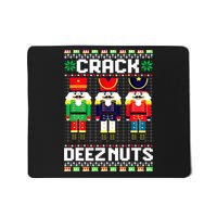 Crack Deez Nuts Nutcracker Nut Xmas Pajama Matching Mousepad