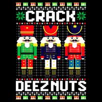 Crack Deez Nuts Nutcracker Nut Xmas Pajama Matching Mousepad