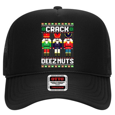 Crack Deez Nuts Nutcracker Nut Xmas Pajama Matching Trucker Hat