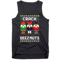 Crack Deez Nuts Nutcracker Nut Xmas Pajama Matching Tank Top