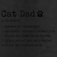 Cat Dad Noun Definition Cat Trainer Cat Lover Animals Pets Adult Drive Performance Visor