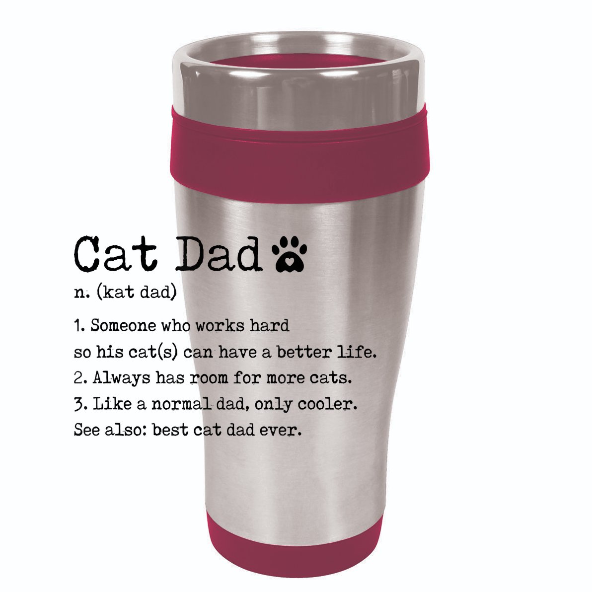 Cat Dad Noun Definition Cat Trainer Cat Lover Animals Pets 15oz Campfire Ceramic Mug