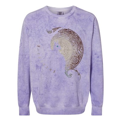 Celtic Dragons Nordic Mythical Iking Colorblast Crewneck Sweatshirt