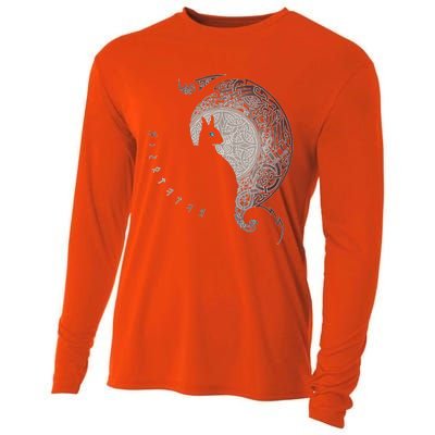 Celtic Dragons Nordic Mythical Iking Cooling Performance Long Sleeve Crew