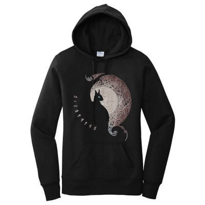 Celtic Dragons Nordic Mythical Iking Women's Pullover Hoodie