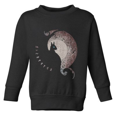 Celtic Dragons Nordic Mythical Iking Toddler Sweatshirt