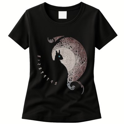 Celtic Dragons Nordic Mythical Iking Womens T-Shirt