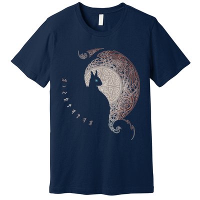 Celtic Dragons Nordic Mythical Iking Premium T-Shirt