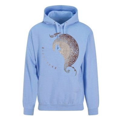 Celtic Dragons Nordic Mythical Iking Unisex Surf Hoodie