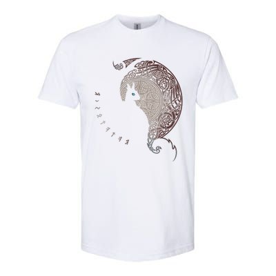 Celtic Dragons Nordic Mythical Iking Softstyle CVC T-Shirt