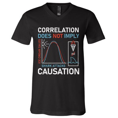 Correlation Does Not Imply Causation V-Neck T-Shirt