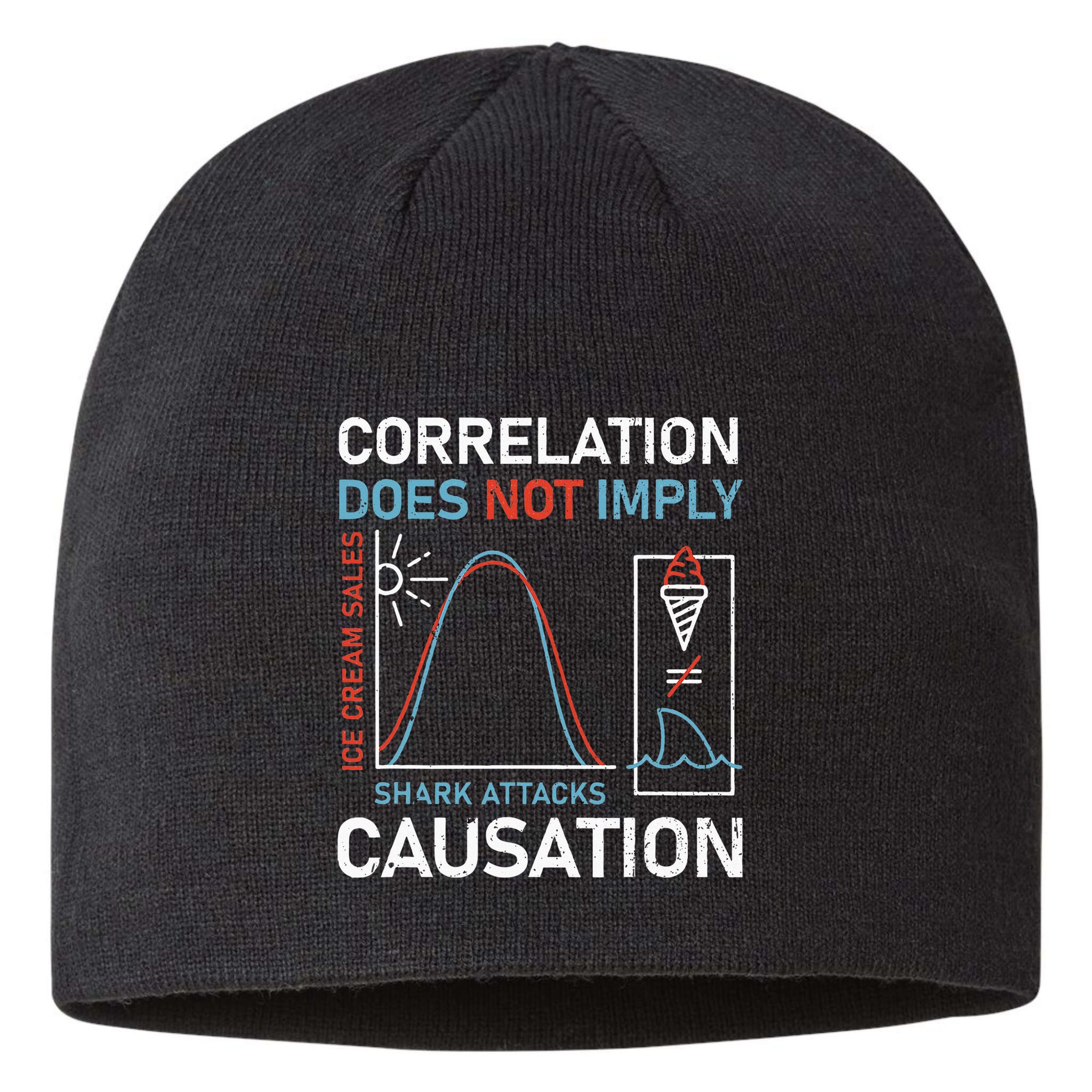 Correlation Does Not Imply Causation Sustainable Beanie