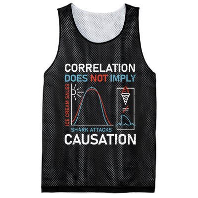 Correlation Does Not Imply Causation Mesh Reversible Basketball Jersey Tank