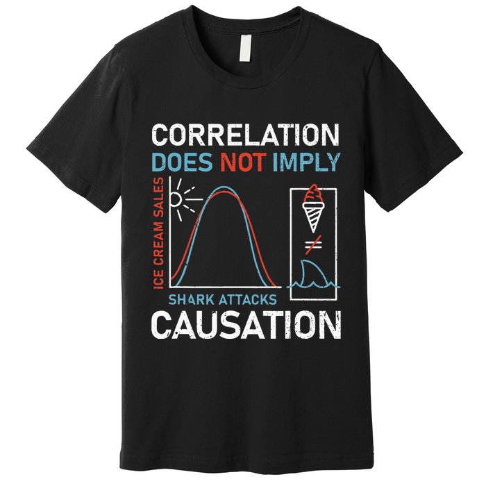 Correlation Does Not Imply Causation Premium T-Shirt