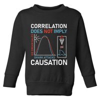 Correlation Does Not Imply Causation Toddler Sweatshirt