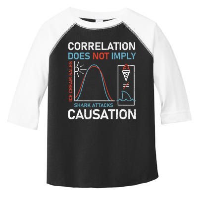 Correlation Does Not Imply Causation Toddler Fine Jersey T-Shirt