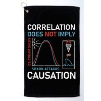Correlation Does Not Imply Causation Golf Towel