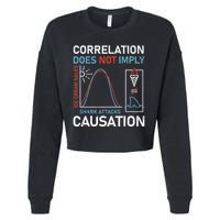 Correlation Does Not Imply Causation Cropped Pullover Crew