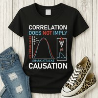 Correlation Does Not Imply Causation Womens T-Shirt