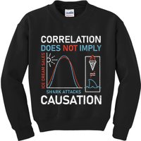 Correlation Does Not Imply Causation Kids Sweatshirt