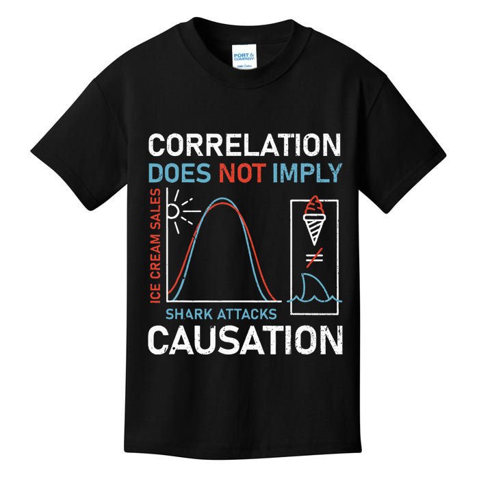 Correlation Does Not Imply Causation Kids T-Shirt