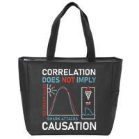 Correlation Does Not Imply Causation Zip Tote Bag