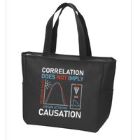 Correlation Does Not Imply Causation Zip Tote Bag