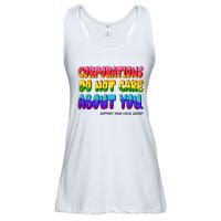 Corporations Do Not Care About You Support Your Local Queer Ladies Essential Flowy Tank