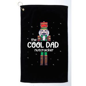 Cool Dad Nutcracker Family Matching Funny Pajama Platinum Collection Golf Towel