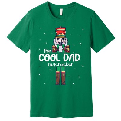 Cool Dad Nutcracker Family Matching Funny Pajama Premium T-Shirt