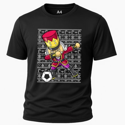 Christmas Dabbing Nutcracker Football Soccer For Boys Performance Shirt