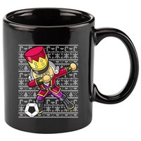 Christmas Dabbing Nutcracker Football Soccer For Boys 11oz C Handle Ceramic Mug
