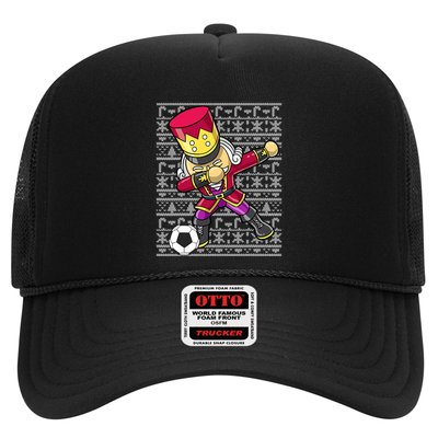 Christmas Dabbing Nutcracker Football Soccer For Boys Trucker Hat