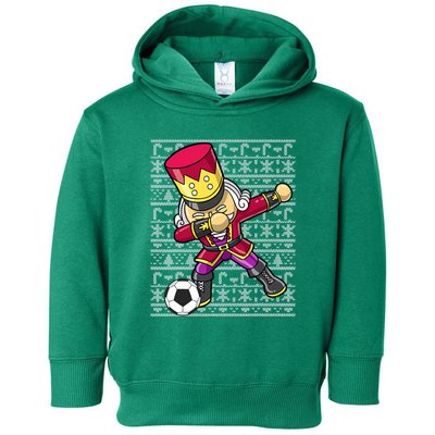 Christmas Dabbing Nutcracker Football Soccer For Boys Toddler Hoodie