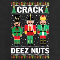 Crack Deez Nuts Christmas Adult Drive Performance Visor
