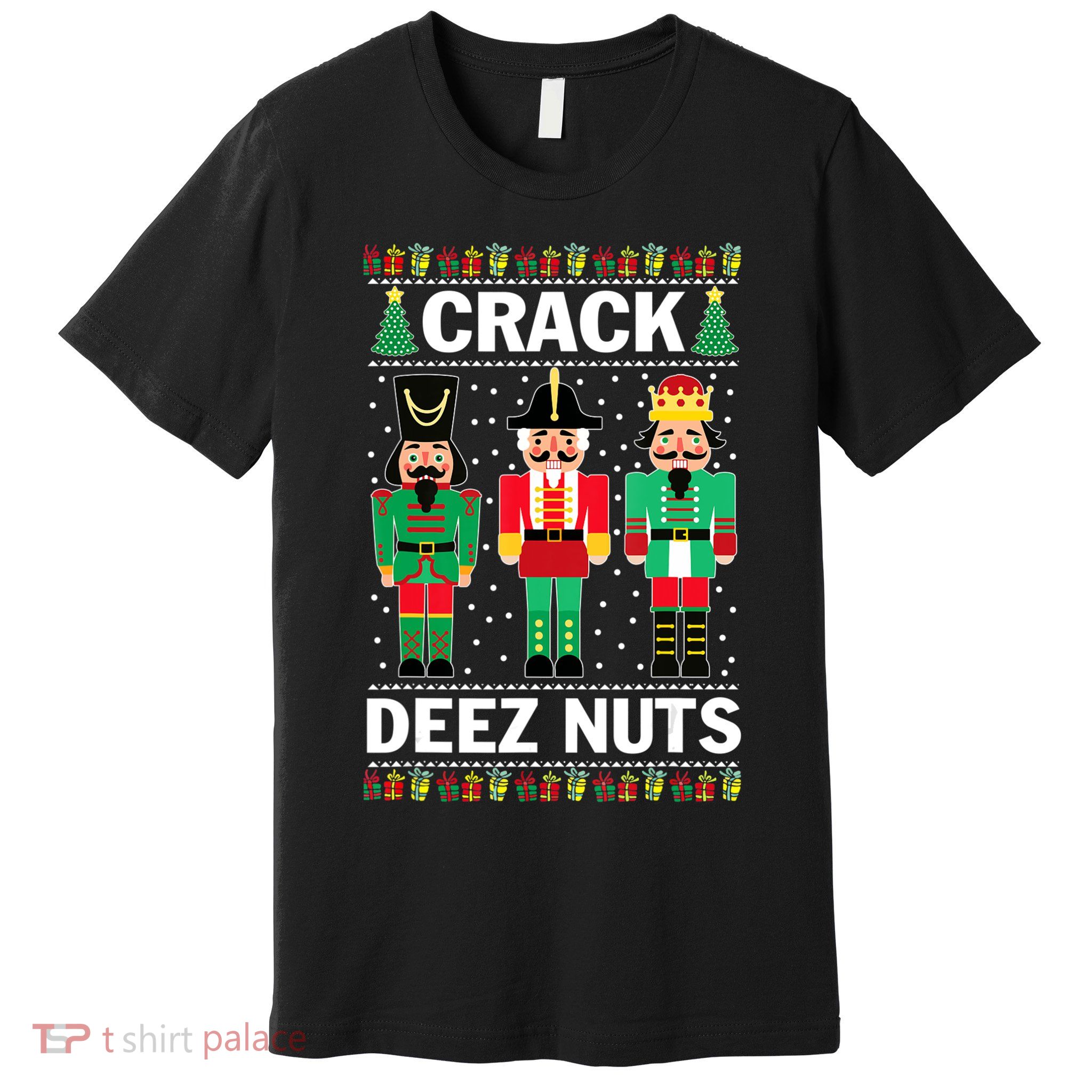 Crack Deez Nuts Christmas Premium T-Shirt