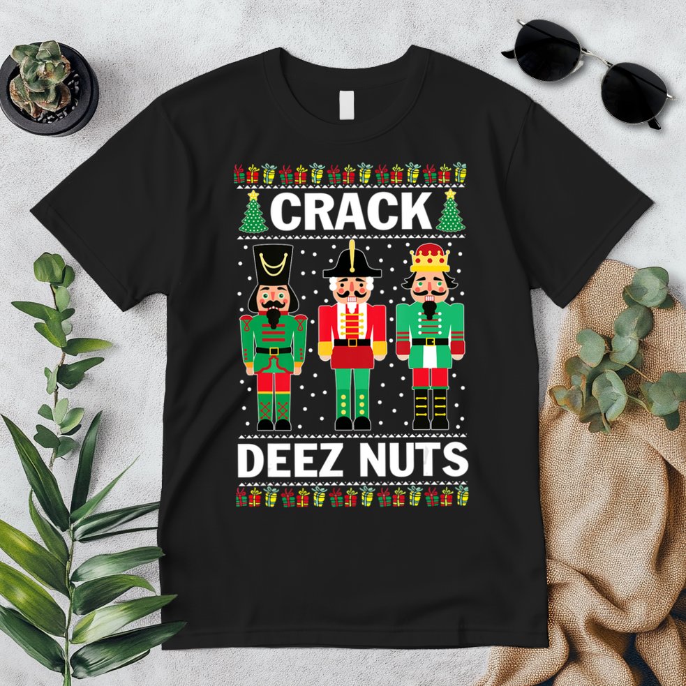 Crack Deez Nuts Christmas Premium T-Shirt