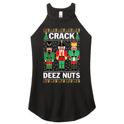 Crack Deez Nuts Christmas Women's Perfect Tri Rocker Tank