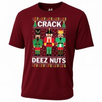 Crack Deez Nuts Christmas Cooling Performance Crew T-Shirt