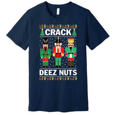 Crack Deez Nuts Christmas Premium T-Shirt