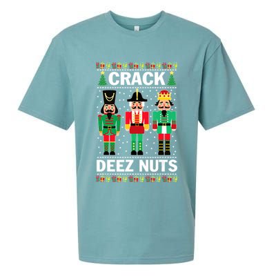 Crack Deez Nuts Christmas Sueded Cloud Jersey T-Shirt