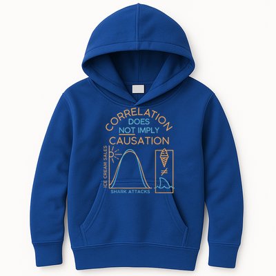 Correlation Does Not Imply Causation Kids Hoodie