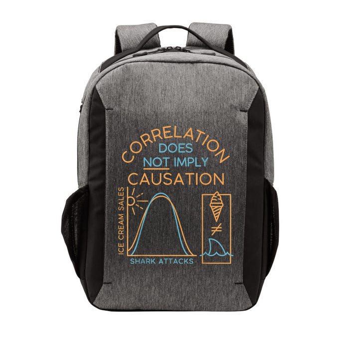 Correlation Does Not Imply Causation Vector Backpack