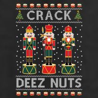 Crack Deez Nuts Funny Ugly Christmas Cool Comfort Performance Bucket Hat