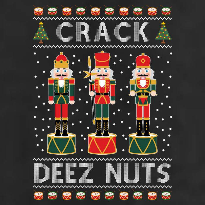 Crack Deez Nuts Funny Ugly Christmas Cool Comfort Performance Bucket Hat