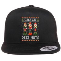Crack Deez Nuts Funny Ugly Christmas Flatbill Hat