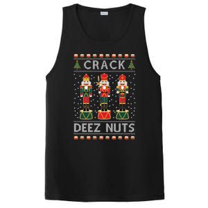 Crack Deez Nuts Funny Ugly Christmas PosiCharge Competitor Tank