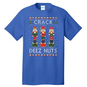 Crack Deez Nuts Funny Ugly Christmas Tall T-Shirt